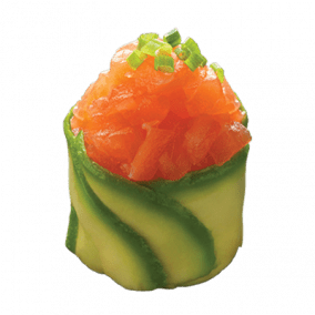 Salmon tartare tulip