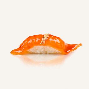 Salmon teriyaki sushi